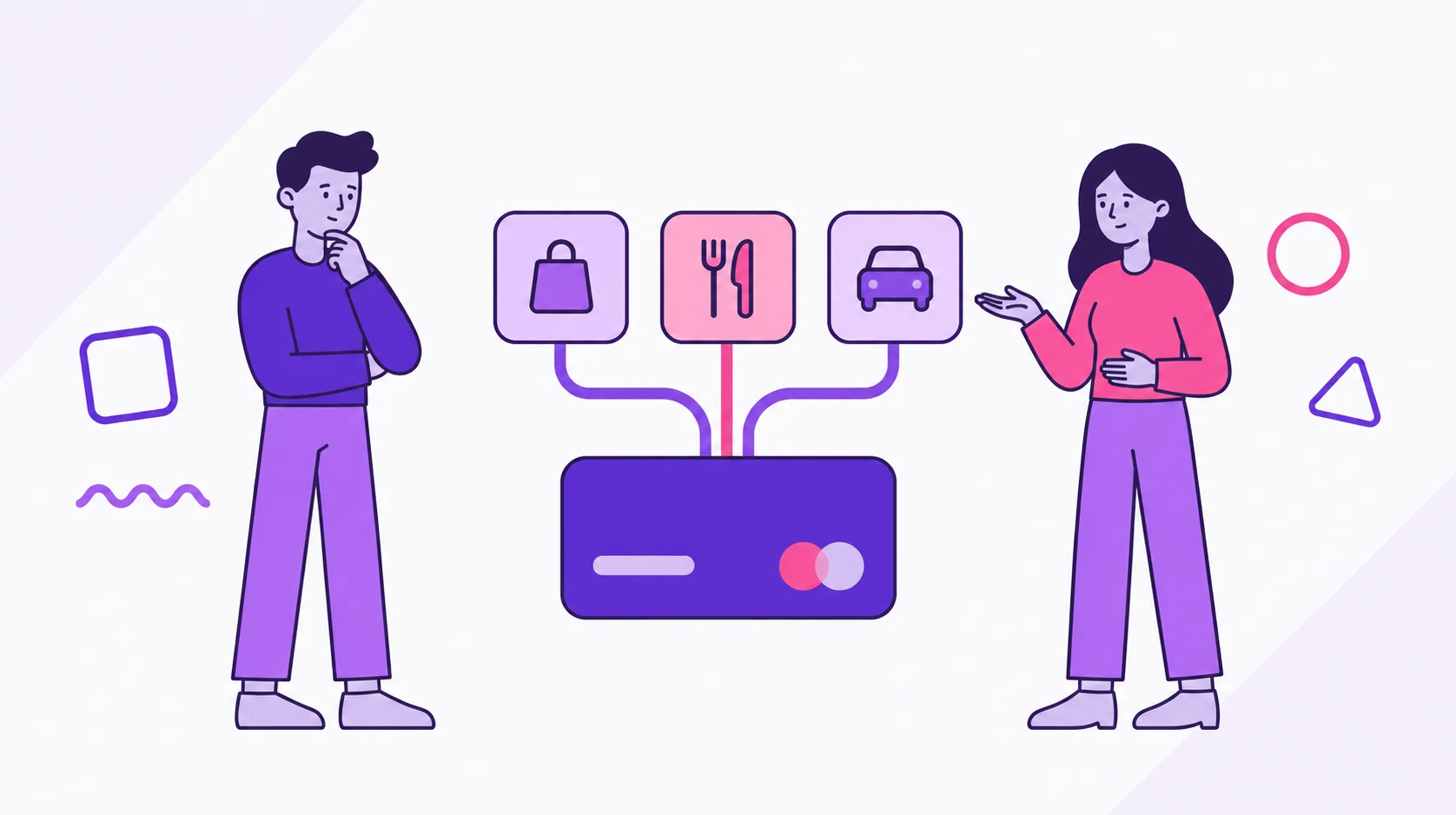 Card purchases being grouped under one card label in the dividi app.