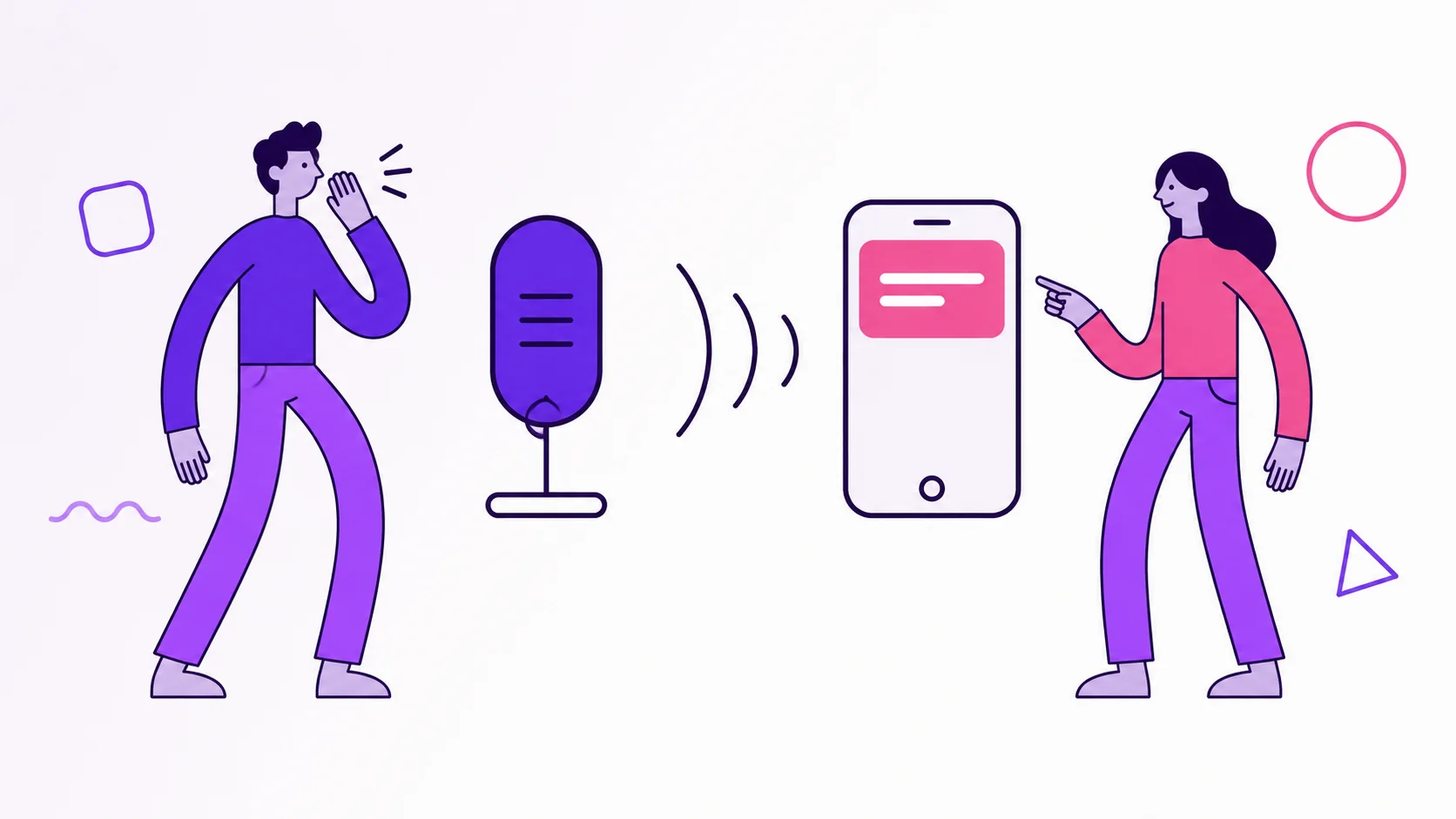 A partner talking to Divi while the app prepares a bill draft for review.